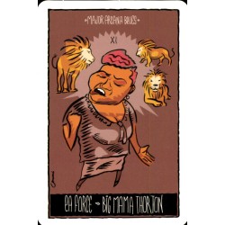 Tarot coleccion Major Arcana Blues -Tete Chumi (22 Cartas) (Numerado 1000) - Atasca Burras Ediciones